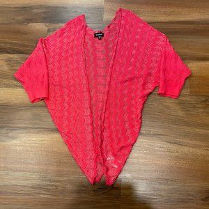 Bebe Open Knit Chevron Top Size M/L